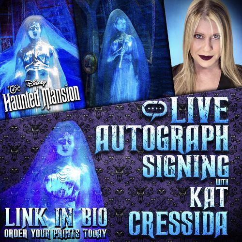 Live autograph signing with Kat Cressida